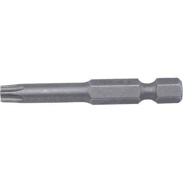 Wiha - T6 Power Bit - 1/4" Drive, 2" OAL - Exact Tooling
