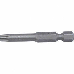 Wiha - T6 Power Bit - 1/4" Drive, 2" OAL - Exact Tooling