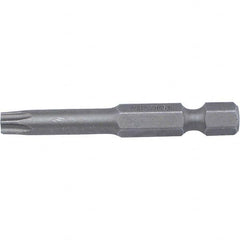 Wiha - T10 Power Bit - 1/4" Drive, 2" OAL - Exact Tooling