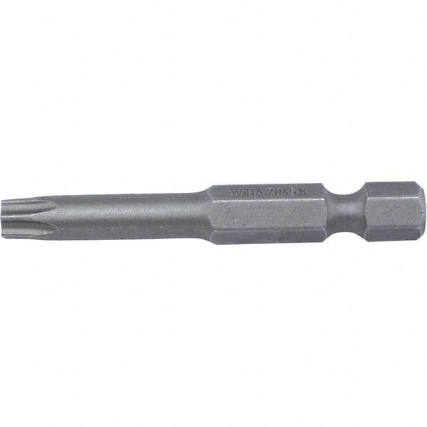 Wiha - T30 Power Bit - 1/4" Drive, 2" OAL - Exact Tooling