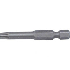 Wiha - T25 Power Bit - 1/4" Drive, 2" OAL - Exact Tooling