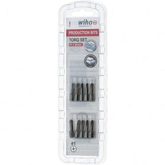 Wiha - 1/4" Drive, #1 Torq-Set Screwdriver Bit - 1" OAL - Exact Tooling