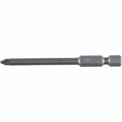 Wiha - PZ.0 Power Bit - 1/4" Drive, 2-3/4" OAL - Exact Tooling