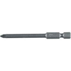 Wiha - PZ.2 Power Bit - 1/4" Drive, 2-3/4" OAL - Exact Tooling