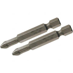 Wiha - #0 Power Bit - 1/4" Drive, 2" OAL - Exact Tooling