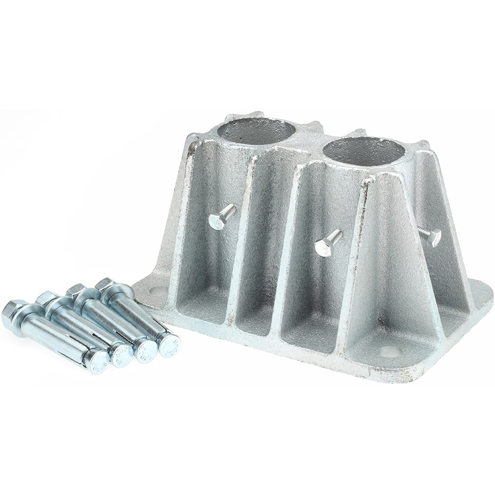 PRO-SAFE - Rail Mount Kits & Parts; Contents: Set of Anchor Bolts ; Mounting Plate Width (Inch): 7 ; Mounting Plate Length (Inch): 4 - Exact Tooling