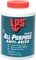 LPS - 1 Lb Can General Purpose Anti-Seize Lubricant - Molybdenum Disulfide, -65 to 1,800°F, Blue/Gray, Water Resistant - Exact Tooling