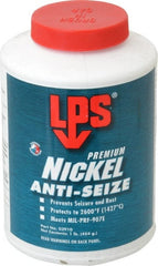 LPS - 1 Lb Can Extreme Temperature Anti-Seize Lubricant - Nickel, -65 to 2,600°F, Silver Gray, Water Resistant - Exact Tooling