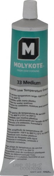 Dow Corning - 5.3 oz Tube Lithium Low Temperature Grease - Pink, Low Temperature, 400°F Max Temp, NLGIG 2, - Exact Tooling