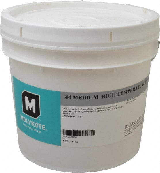Dow Corning - 8 Lb Can Lithium High Temperature Grease - White, High Temperature, 400°F Max Temp, NLGIG 2, - Exact Tooling