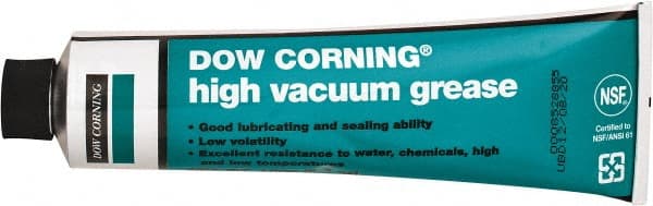 Dow Corning - 5.3 oz Tube Silicone General Purpose Grease - Translucent White/Gray, NLGIG 2, - Exact Tooling