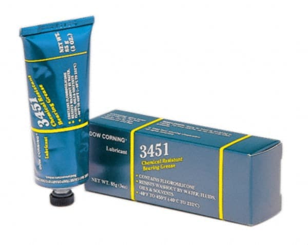 Dow Corning - 10 Lb Pail Fluorosilicone High Temperature Grease - White, High Temperature, NLGIG 2, - Exact Tooling