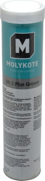 Dow Corning - 14.1 oz Cartridge Lithium Extreme Pressure Grease - Black, Extreme Pressure, NLGIG 2, - Exact Tooling