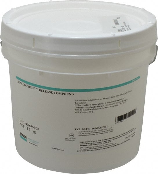 Dow Corning - 8 Lb. Can, White, General Purpose Mold Release - Food Grade, Silicone Composition - Exact Tooling