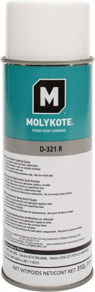 Dow Corning - 11 oz Aerosol Dry Film with Moly Lubricant - Gray/Black, -290°F to 840°F - Exact Tooling