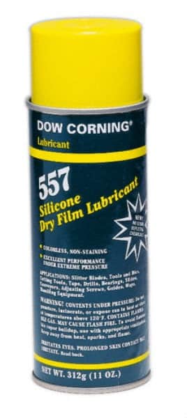 Dow Corning - 16 oz Aerosol Dry Film Moly/Silicone Lubricant - Clear, -40°F to 110°F - Exact Tooling