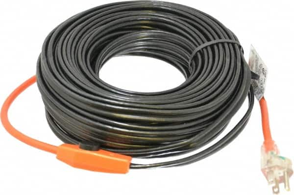 EasyHeat - 80' Long, Preassembled, Fixed Length, Fixed Wattage, Protection Heat Cable - 120 Input Volts, 560 Watts - Exact Tooling