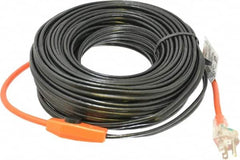 EasyHeat - 80' Long, Preassembled, Fixed Length, Fixed Wattage, Protection Heat Cable - 120 Input Volts, 560 Watts - Exact Tooling