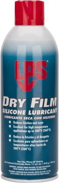 LPS - 16 oz Aerosol Dry Film/Silicone Lubricant - Clear, 500°F Max - Exact Tooling