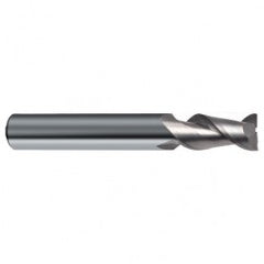 1" Dia. - 4" OAL - 45° Helix Bright Carbide End Mill - 2 FL - Exact Tooling