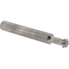 Accupro - 5/16° 5/16" Cut Diam, 1/8" Cut Width, 5/16" Shank, Solid Carbide Double-Angle Cutter - Exact Tooling