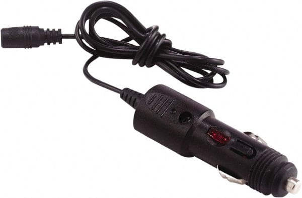 Ergodyne - 12 VDC Power Adapter for Heated Jacket - 4.92' Long, Black, Plastic - Exact Tooling