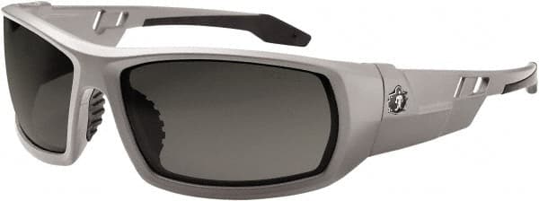 Ergodyne - Smoke Lenses, Framed Safety Glasses - Anti-Fog, Size Universal, Wrap Around - Exact Tooling
