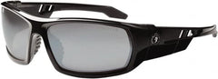 Ergodyne - Silver Lenses, Framed Safety Glasses - Uncoated Lenses, Size Universal, Wrap Around - Exact Tooling