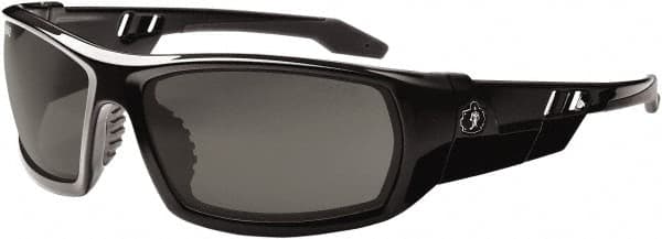 Ergodyne - Smoke Lenses, Framed Safety Glasses - Anti-Fog, Size Universal, Wrap Around - Exact Tooling