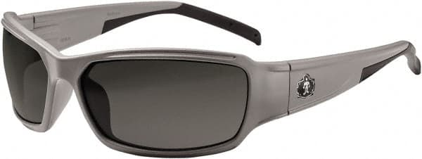 Ergodyne - Smoke Lenses, Framed Safety Glasses - Uncoated Lenses, Size Universal, Wrap Around - Exact Tooling