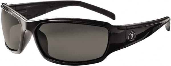 Ergodyne - Smoke Lenses, Framed Safety Glasses - Uncoated Lenses, Size Universal, Wrap Around - Exact Tooling