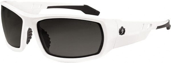 Ergodyne - Smoke Lenses, Framed Safety Glasses - Uncoated Lenses, Size Universal, Wrap Around - Exact Tooling