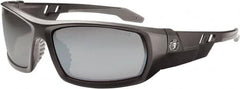 Ergodyne - Silver Lenses, Framed Safety Glasses - Uncoated Lenses, Size Universal, Wrap Around - Exact Tooling