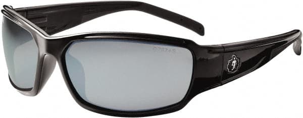 Ergodyne - Silver Lenses, Framed Safety Glasses - Uncoated Lenses, Size Universal, Wrap Around - Exact Tooling