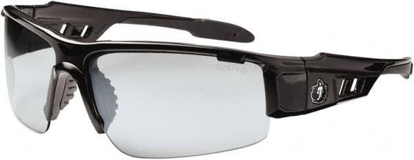 Ergodyne - Indoor/Outdoor Lenses, Framed Safety Glasses - Uncoated Lenses, Size Universal, Wrap Around - Exact Tooling