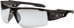 Ergodyne - Indoor/Outdoor Lenses, Framed Safety Glasses - Uncoated Lenses, Size Universal, Wrap Around - Exact Tooling