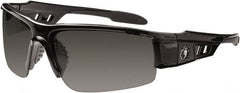 Ergodyne - Smoke Lenses, Framed Safety Glasses - Uncoated Lenses, Size Universal, Wrap Around - Exact Tooling