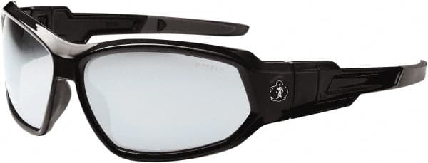 Ergodyne - Indoor/Outdoor Lenses, Framed Safety Glasses - Uncoated Lenses, Size Universal, Wrap Around - Exact Tooling