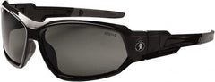 Ergodyne - Smoke Lenses, Framed Safety Glasses - Uncoated Lenses, Size Universal, Wrap Around - Exact Tooling