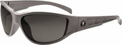 Ergodyne - Smoke Lenses, Framed Safety Glasses - Uncoated Lenses, Size Universal, Wrap Around - Exact Tooling