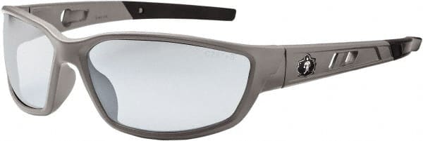 Ergodyne - Indoor/Outdoor Lenses, Framed Safety Glasses - Uncoated Lenses, Size Universal, Wrap Around - Exact Tooling