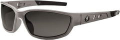 Ergodyne - Smoke Lenses, Framed Safety Glasses - Uncoated Lenses, Size Universal, Wrap Around - Exact Tooling
