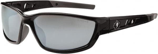 Ergodyne - Silver Lenses, Framed Safety Glasses - Uncoated Lenses, Size Universal, Wrap Around - Exact Tooling