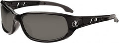 Ergodyne - Smoke Lenses, Framed Safety Glasses - Uncoated Lenses, Size Universal, Wrap Around - Exact Tooling