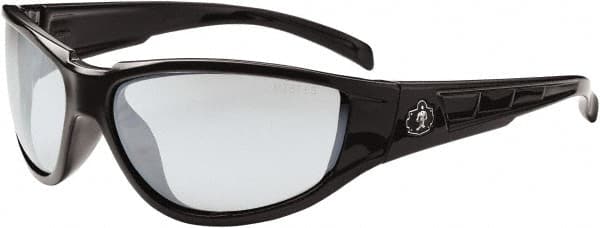 Ergodyne - Indoor/Outdoor Lenses, Framed Safety Glasses - Uncoated Lenses, Size Universal, Wrap Around - Exact Tooling