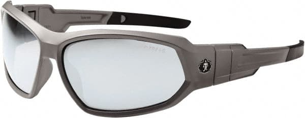 Ergodyne - Indoor/Outdoor Lenses, Framed Safety Glasses - Uncoated Lenses, Size Universal, Wrap Around - Exact Tooling
