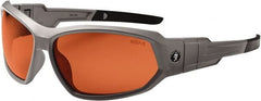Ergodyne - Copper Lenses, Framed Polarized Glasses - Uncoated Lenses, Size Universal, Wrap Around - Exact Tooling