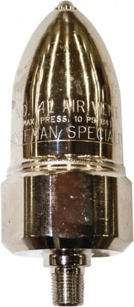 Hoffman Speciality - 1/8" Pipe Convector Steam Vent - 11 Max psi, NPT End Connection - Exact Tooling