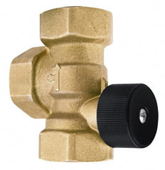 Bell & Gossett - 1" Pipe, Brass Manually Operated Plumbing Valve - Buna Seal, FNPT - Exact Tooling