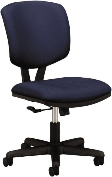 Hon - 40" High Task Chair - 25" Wide x 25-3/4" Deep, 100% Polyester Seat, Navy - Exact Tooling